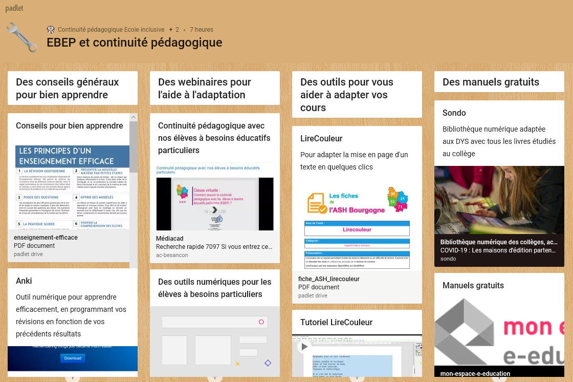 EBEP – Ressources pédagogiques 62